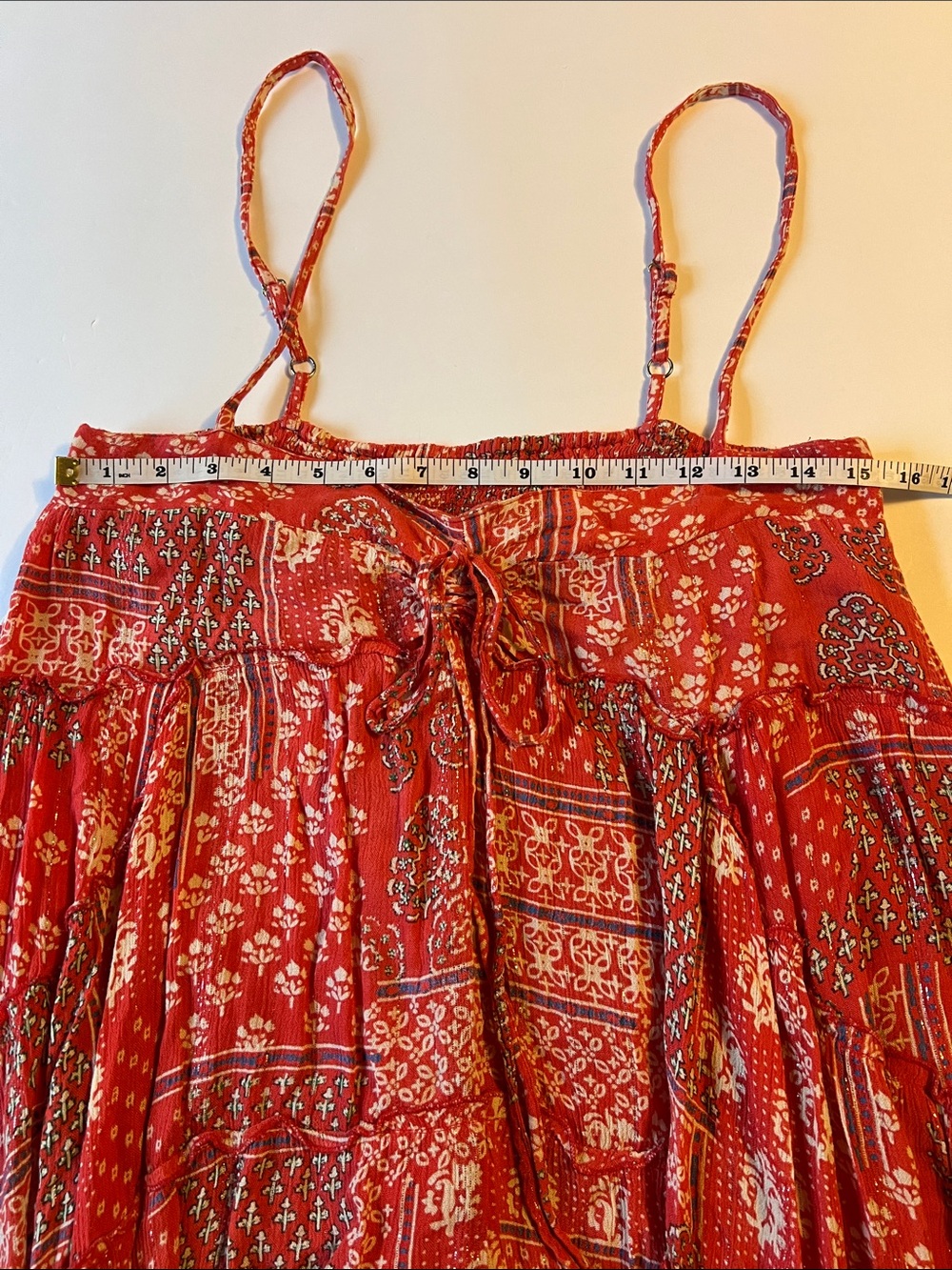 lovestitch Red Paisley Maxi Dress - Picture 5 of 9